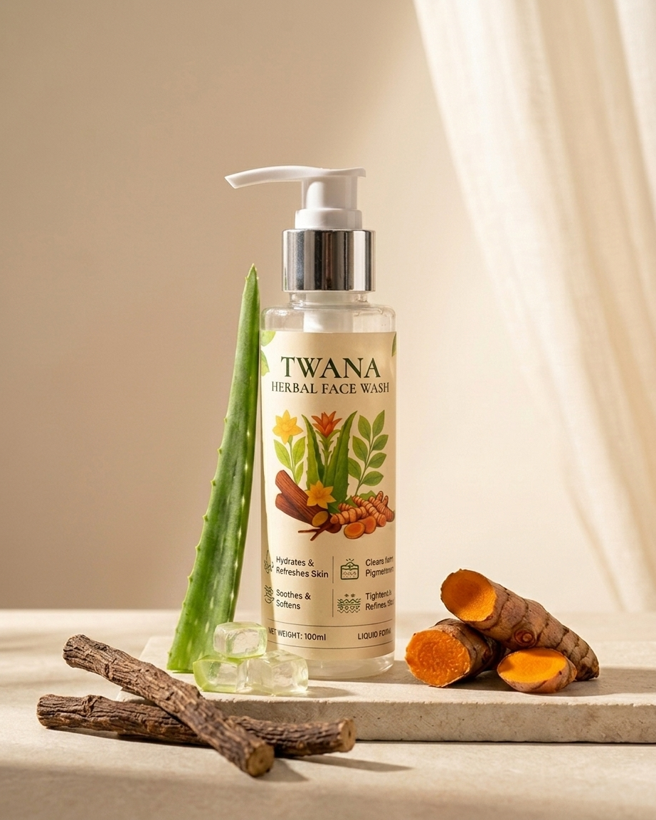 Twana Herbal Face Wash & Twana Herbal Face Pack Combo